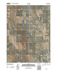 Nunn Colorado Historical topographic map, 1:24000 scale, 7.5 X 7.5 Minute, Year 2010