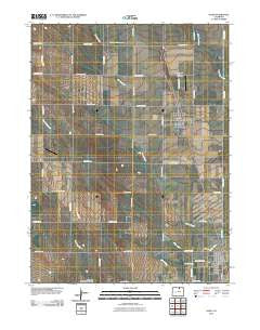 Nunn Colorado Historical topographic map, 1:24000 scale, 7.5 X 7.5 Minute, Year 2010