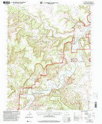 O V Mesa Colorado Historical topographic map, 1:24000 scale, 7.5 X 7.5 Minute, Year 1996