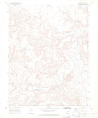 O V Mesa Colorado Historical topographic map, 1:24000 scale, 7.5 X 7.5 Minute, Year 1972