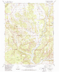 Oak Brush Hill Colorado Historical topographic map, 1:24000 scale, 7.5 X 7.5 Minute, Year 1984