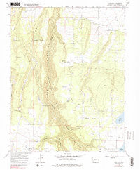 Oak Hill Colorado Historical topographic map, 1:24000 scale, 7.5 X 7.5 Minute, Year 1964