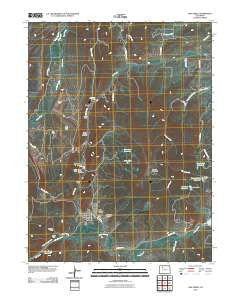 Oak Creek Colorado Historical topographic map, 1:24000 scale, 7.5 X 7.5 Minute, Year 2010