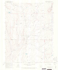 Oakbrush Ridge Colorado Historical topographic map, 1:24000 scale, 7.5 X 7.5 Minute, Year 1964