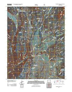 Oakbrush Ridge Colorado Historical topographic map, 1:24000 scale, 7.5 X 7.5 Minute, Year 2011