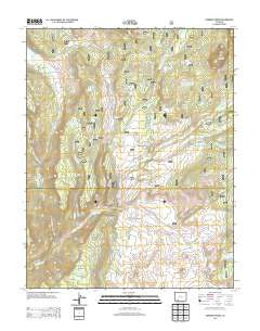 Oakbrush Ridge Colorado Historical topographic map, 1:24000 scale, 7.5 X 7.5 Minute, Year 2013