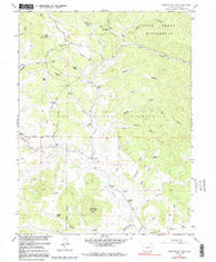 Observatory Rock Colorado Historical topographic map, 1:24000 scale, 7.5 X 7.5 Minute, Year 1958