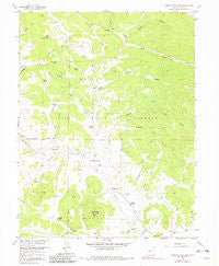 Observatory Rock Colorado Historical topographic map, 1:24000 scale, 7.5 X 7.5 Minute, Year 1958
