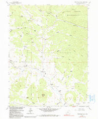 Observatory Rock Colorado Historical topographic map, 1:24000 scale, 7.5 X 7.5 Minute, Year 1958