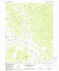 Observatory Rock Colorado Historical topographic map, 1:24000 scale, 7.5 X 7.5 Minute, Year 1958
