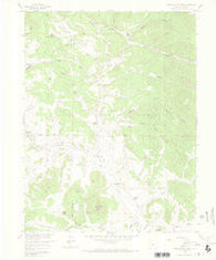 Observatory Rock Colorado Historical topographic map, 1:24000 scale, 7.5 X 7.5 Minute, Year 1958