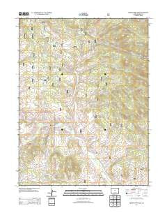 Observatory Rock Colorado Historical topographic map, 1:24000 scale, 7.5 X 7.5 Minute, Year 2013