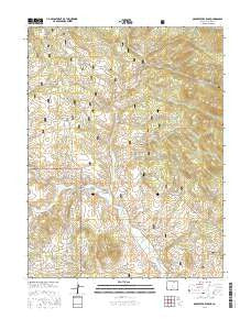 Observatory Rock Colorado Current topographic map, 1:24000 scale, 7.5 X 7.5 Minute, Year 2016