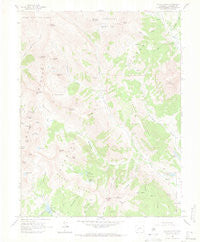 Oh-Be-Joyful Colorado Historical topographic map, 1:24000 scale, 7.5 X 7.5 Minute, Year 1961