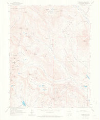 Oh-Be-Joyful Colorado Historical topographic map, 1:24000 scale, 7.5 X 7.5 Minute, Year 1961