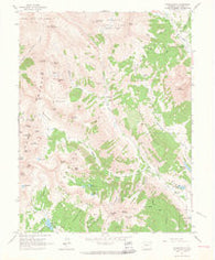 Oh-Be-Joyful Colorado Historical topographic map, 1:24000 scale, 7.5 X 7.5 Minute, Year 1961