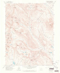Oh-Be-Joyful Colorado Historical topographic map, 1:24000 scale, 7.5 X 7.5 Minute, Year 1961