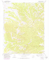 Ojito Peak Colorado Historical topographic map, 1:24000 scale, 7.5 X 7.5 Minute, Year 1967