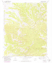 Ojito Peak Colorado Historical topographic map, 1:24000 scale, 7.5 X 7.5 Minute, Year 1967