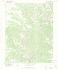 Ojito Peak Colorado Historical topographic map, 1:24000 scale, 7.5 X 7.5 Minute, Year 1967