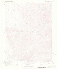 Ojito Peak Colorado Historical topographic map, 1:24000 scale, 7.5 X 7.5 Minute, Year 1967