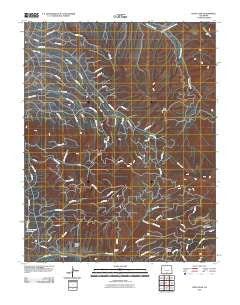 Ojito Peak Colorado Historical topographic map, 1:24000 scale, 7.5 X 7.5 Minute, Year 2010