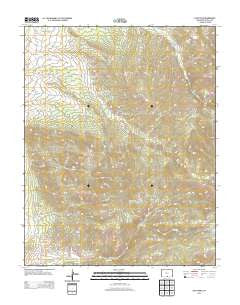 Ojito Peak Colorado Historical topographic map, 1:24000 scale, 7.5 X 7.5 Minute, Year 2013