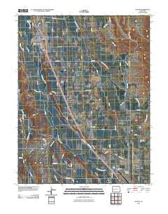 Olathe Colorado Historical topographic map, 1:24000 scale, 7.5 X 7.5 Minute, Year 2010