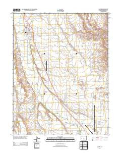Olathe Colorado Historical topographic map, 1:24000 scale, 7.5 X 7.5 Minute, Year 2013