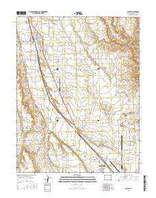 Olathe Colorado Current topographic map, 1:24000 scale, 7.5 X 7.5 Minute, Year 2016