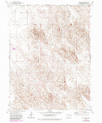 Old Baldy Colorado Historical topographic map, 1:24000 scale, 7.5 X 7.5 Minute, Year 1971