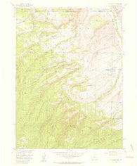 Old Roach Colorado Historical topographic map, 1:24000 scale, 7.5 X 7.5 Minute, Year 1955