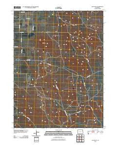 Old Baldy Colorado Historical topographic map, 1:24000 scale, 7.5 X 7.5 Minute, Year 2010