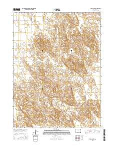 Old Baldy Colorado Current topographic map, 1:24000 scale, 7.5 X 7.5 Minute, Year 2016