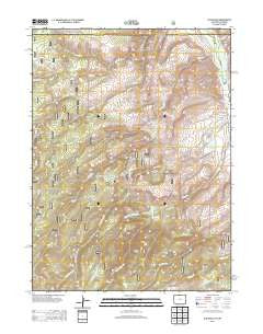 Old Roach Colorado Historical topographic map, 1:24000 scale, 7.5 X 7.5 Minute, Year 2013
