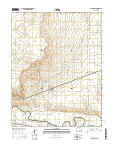 Olney Springs Colorado Current topographic map, 1:24000 scale, 7.5 X 7.5 Minute, Year 2016
