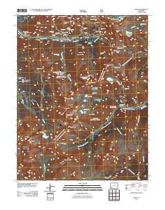Ophir Colorado Historical topographic map, 1:24000 scale, 7.5 X 7.5 Minute, Year 2011