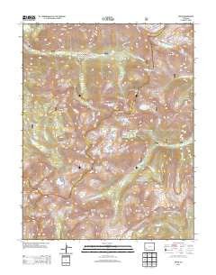Ophir Colorado Historical topographic map, 1:24000 scale, 7.5 X 7.5 Minute, Year 2013