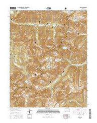Ophir Colorado Current topographic map, 1:24000 scale, 7.5 X 7.5 Minute, Year 2016
