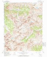 Ophir Colorado Historical topographic map, 1:24000 scale, 7.5 X 7.5 Minute, Year 1955