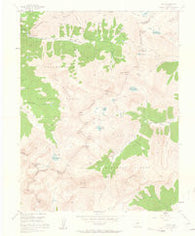 Ophir Colorado Historical topographic map, 1:24000 scale, 7.5 X 7.5 Minute, Year 1955