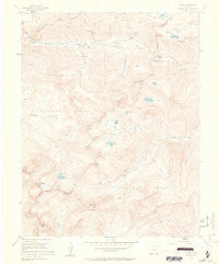 Ophir Colorado Historical topographic map, 1:24000 scale, 7.5 X 7.5 Minute, Year 1955