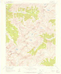 Ophir Colorado Historical topographic map, 1:24000 scale, 7.5 X 7.5 Minute, Year 1955