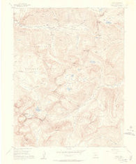 Ophir Colorado Historical topographic map, 1:24000 scale, 7.5 X 7.5 Minute, Year 1955