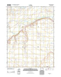Orchard Colorado Historical topographic map, 1:24000 scale, 7.5 X 7.5 Minute, Year 2013