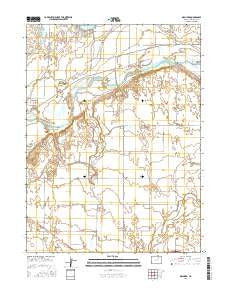 Orchard Colorado Current topographic map, 1:24000 scale, 7.5 X 7.5 Minute, Year 2016