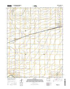 Ordway Colorado Current topographic map, 1:24000 scale, 7.5 X 7.5 Minute, Year 2016