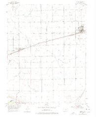 Ordway Colorado Historical topographic map, 1:24000 scale, 7.5 X 7.5 Minute, Year 1954