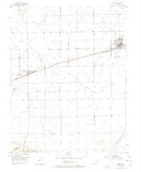 Ordway Colorado Historical topographic map, 1:24000 scale, 7.5 X 7.5 Minute, Year 1954