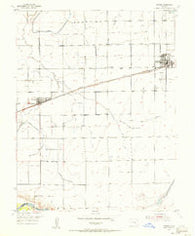 Ordway Colorado Historical topographic map, 1:24000 scale, 7.5 X 7.5 Minute, Year 1954